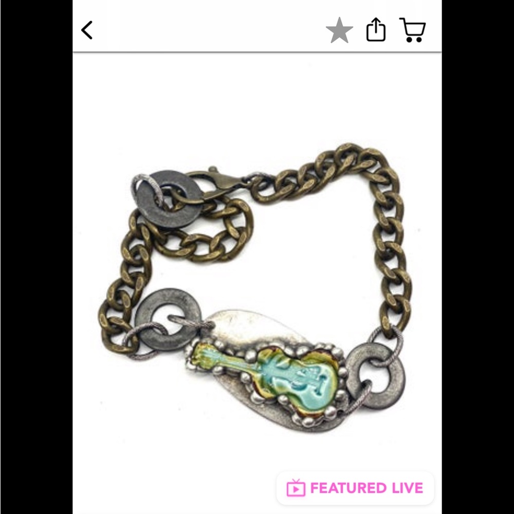 Art By Amy Guitar Necklace